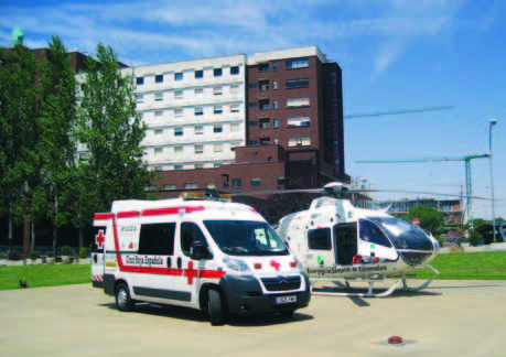 ambulancia helicoptero
